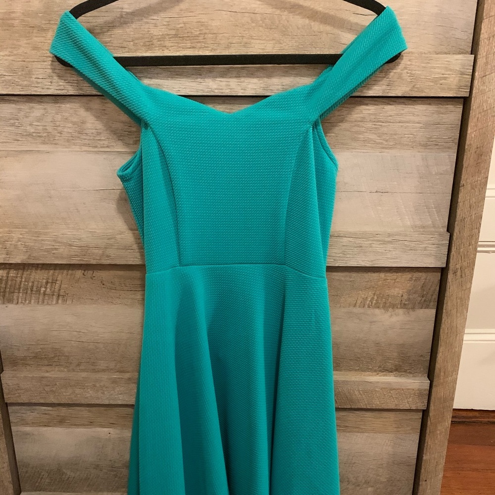 Green flare dress (Design Lab - L&T)